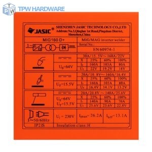 เครื่องเชื่อม JASIC รุ่น MIG160D+