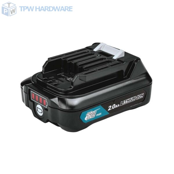 แบตเตอรี่ ลิเธียมไอออน 12 โวลต์ MAKITA รุ่น BL1021B ความจุ 2.0 แอมป์