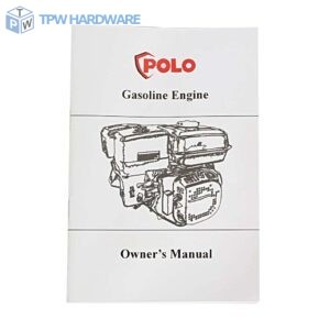 POLO เครื่องยนต์ เบนซิน 4 จังหวะ กำลังเครื่องยนต์ 6.5 แรงม้า รุ่น G200F