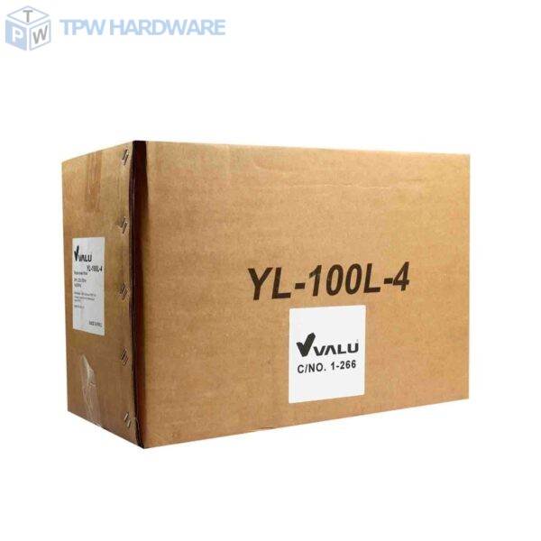 VALU (แวลู) มอเตอร์ รุ่น YL100L-4 กำลังมอเตอร์ 3 แรงม้า (2.2 กิโลวัตต์) ไฟ 1 เฟส 220 โวลต์