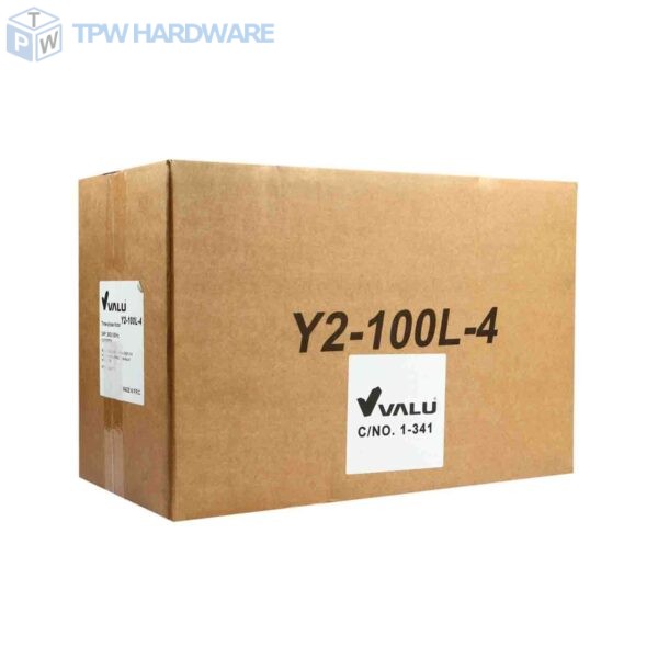 VALU (แวลู) มอเตอร์ รุ่น Y2-100L-4 กำลังมอเตอร์ 3 แรงม้า (2.2 กิโลวัตต์) ไฟ 3 เฟส 380 โวลต์