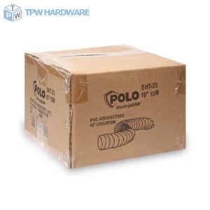 POLO ท่อลม 10 นิ้ว ยาว 10เมตร สำหรับพัดลมดูดเป่า รุ่น SHT-25