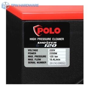 POLO เครื่องฉีดน้ำแรงดันสูง แรงดัน 120บาร์ รุ่น SHOOTER120