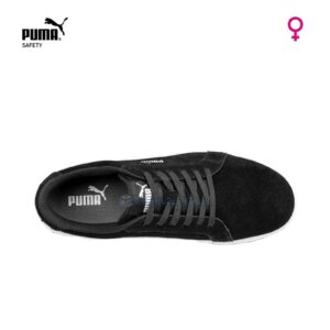 PUMA รองเท้าเซฟตี้ หุ้มส้น รุ่น ICONIC BLACK WNS LOW สีดำ-ขาว สำหรับผู้หญิง