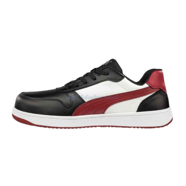 รองเท้าเซฟตี้ PUMA รุ่น HERITAGE FRONTCOURT BLACK-RED LOW